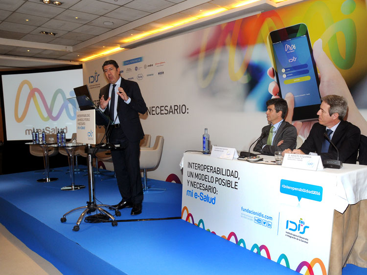 Manuel Vilches explica el proyecto de Interoperabilidad de IDIS