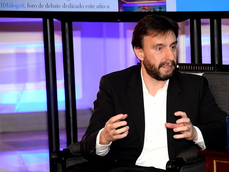 Jose Carlos Baquero durante su intervención