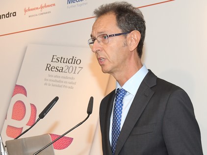 Nicolás Guerra (Director General de Clínicas IMQ) llevó a cabo una de las ponencias de la Jornada