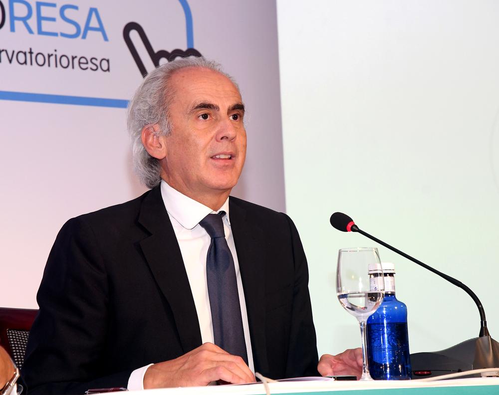 Enrique Ruiz Escudero, durante su intervención.