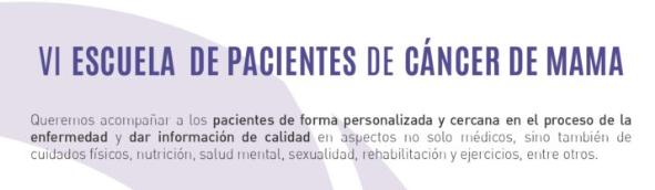 VI Escuela de pacientes con cáncer de mama