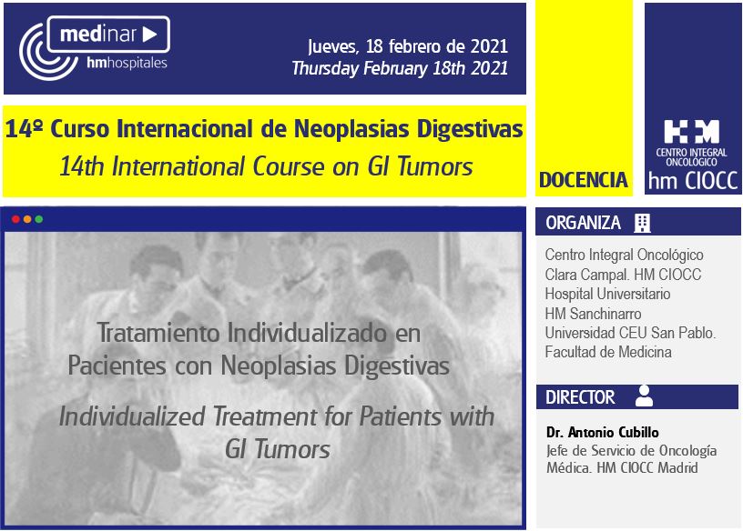 14 .º  Curso Internacional Neoplasias Digestivas