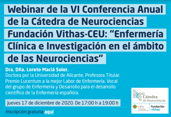 VI Conferencia Anual Cátedra en Neurociencias UCHCEU - Fundación Vithas