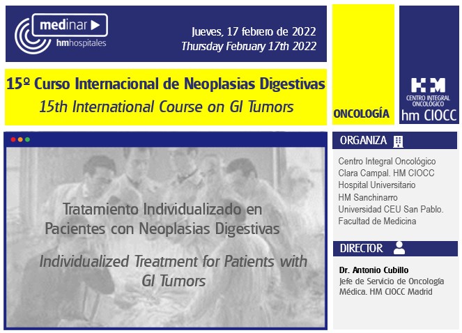 XV Curso Internacional de Neoplasias Digestivas