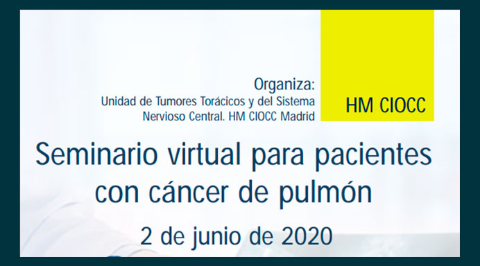 Seminario virtual para pacientes con cáncer de pulmón